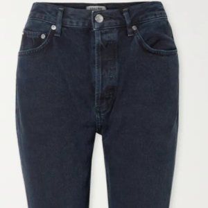 AGOLDE Remy cropped high-rise straight-leg jeans